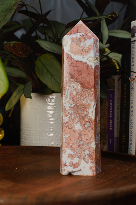 Cotton Candy Colored Agate Tower | Large | Surry Hills Stones