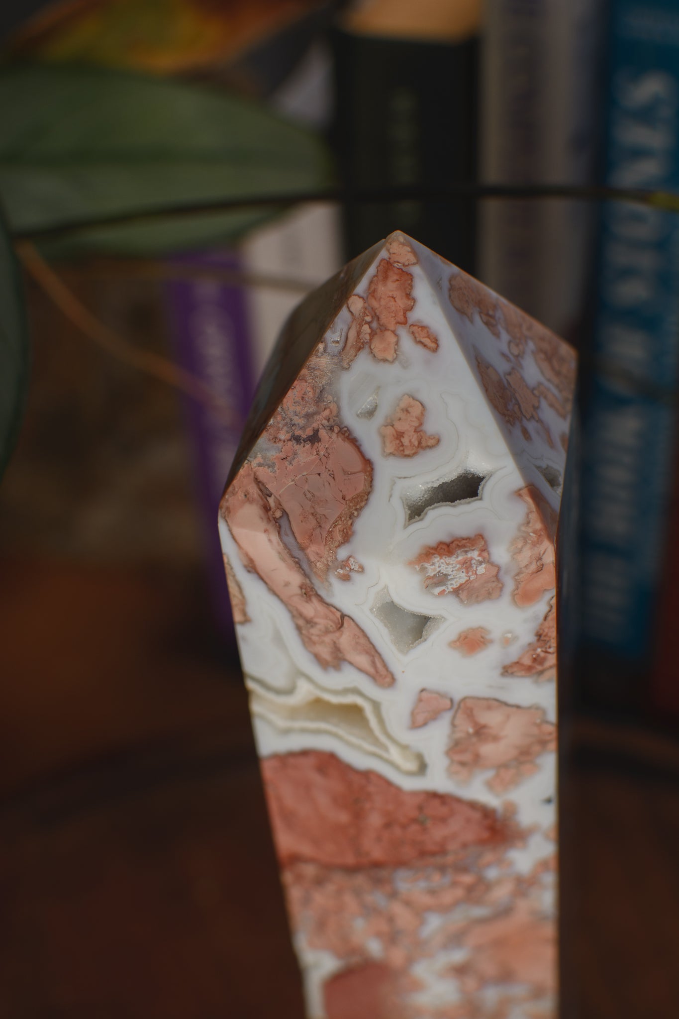 Cotton Candy Colored Agate Tower | Large | Surry Hills Stones