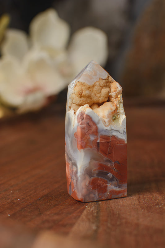 Cotton Candy Colored Agate Tower | Small| Surry Hills Stones